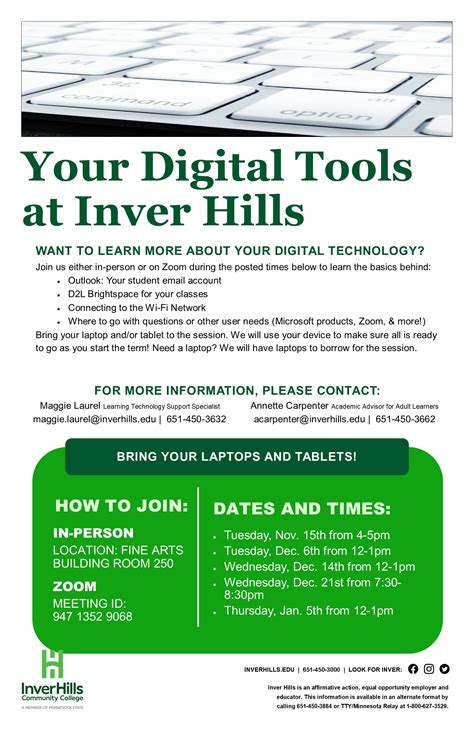 inver hills email|Student Technology Support at Inver Hills – Student .